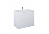 Cabinet vanity Elita Split, 80cm, 2 szuflady, white mat
