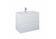 Cabinet vanity Elita Split, 60cm, 2 szuflady, white shine