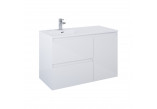 Cabinet vanity Elita Split, 60cm, 2 szuflady, white shine