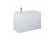 Cabinet vanity Elita Split, 60cm, 2 szuflady, white shine