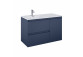 Cabinet vanity Elita Split, 60cm, 2 szuflady, white shine