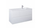 Cabinet vanity Elita Split, 120cm, left version, 3 drawers, white shine