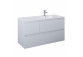 Cabinet vanity Elita Split, 120cm, left version, 3 drawers, white shine