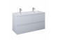 Cabinet vanity Elita Split, 120cm, right version, 3 drawers, white shine