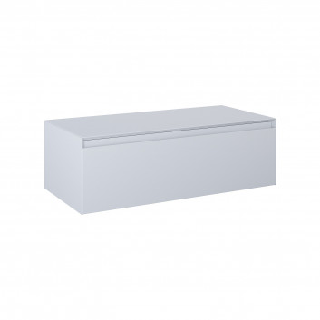 Komoda Elita Split Slim, 80cm, 1 drawer, with top, white shine