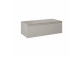 Komoda Elita Split Slim, 80cm, 1 drawer, with top, white shine