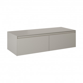 Komoda Elita Split Slim, 100cm, 1 drawer, with top, white shine