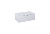 Cabinet vanity Elita Indus, 80cm, 1 drawer, white shine