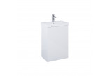 Set cabinet z umywalką Elita Qubo Plus, 40cm, 1 doors, white