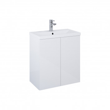 Set cabinet z umywalką Elita Kido, 50cm, 2 doors, white shine