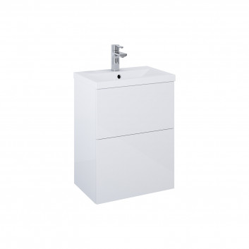 Set cabinet z umywalką Elita Kido, 60cm, 2 doors, white shine