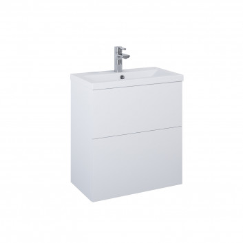 Set cabinet z umywalką Elita Kido, 50cm, 2 szuflady, white shine