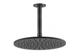 Overhead shower Gessi Inciso, round, 300mm, wit ceiling mount, Warm Bronze Brushed PVD