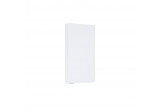 Wall mounted cabinet Elita For All, 40x12.6cm, 1 door, white shine