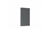 Wall mounted cabinet Elita For All, 40x12.6cm, 1 door, antracyt shine