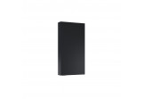 Wall mounted cabinet Elita For All, 40x12.6cm, 1 door, black mat