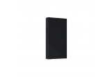 Wall mounted cabinet Elita For All, 40x12.6cm, 1 door, black shine