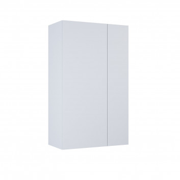 Wall mounted cabinet Elita For All, 50x12.6cm, 2 door, white mat