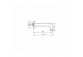 Spout for mixer Hansgrohe Metropol wall mounted chrome - sanitbuy.pl