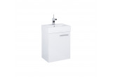 Set wall mounted cabinet z umywalką Elita Tiny, 45cm, 1 doors, white shine