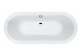 Bathtub oval Sanplast WOW/PR, 180x80cm, acrylic, white