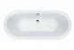 Bathtub oval Sanplast WOW/PR, 180x80cm, acrylic, white