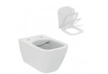 Bowl WC Ideal Standard i.life B Rimless, 54x35,5cm hanging bezrantowa white + seat Ideal Standard i.life B, with soft closing 