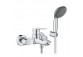 Bath tap Grohe Start, wall mounted, 2 wyjścia wody, Shower set, chrome