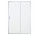 Door shower for recess installation Oltens Fulla, 120x195cm, glass transparent, profil chrome