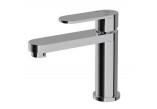 Washbasin faucet Cersanit Elio, standing, height 151mm, korek klik-klak, chrome
