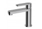 Washbasin faucet Cersanit Elio, standing, height 151mm, korek klik-klak, chrome