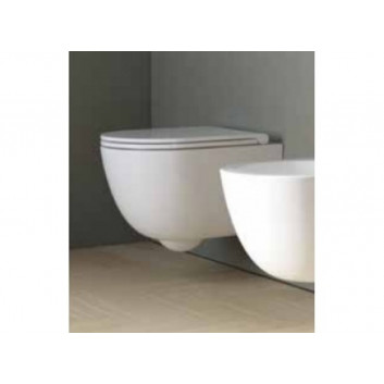 Bowl washdown model WC, hanging Galassia Eden white, 56 x 36 cm