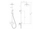 Set bath-shower Omnires Y, concealed, spout 21cm, 2 wyjścia wody, grafit