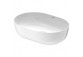Countertop washbasin Duravit LUV, 50x34cm, oval, without overflow, white