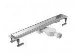 Drainline Excellent Stilio, 600mm, grid dekoracyjny, stainless steel polished