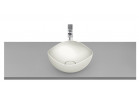 Countertop washbasin Roca Ohtake, 38x38cm, without overflow, FINECERAMIC, pearl