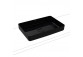 Countertop washbasin Kaldewei Miena, 58x38cm, enamelled steel, without overflow, without tap hole, black