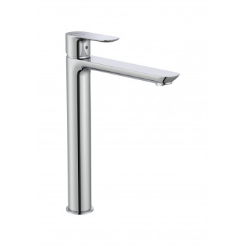 Washbasin faucet Roca Cala, standing, height 161mm, without pop, chrome