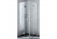 Door left cabins corner Kermi Liga, swinging-folding, 785-810mm, profil silver high gloss