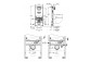 Concelaed frame do wc Grohe Rapid SL 3w1 + wsporniki