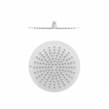 Overhead shower Tres, round, 300mm, white matt