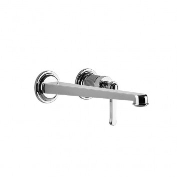 Washbasin faucet 2-hole Gessi Venti20, concealed, spout 210mm, chrome