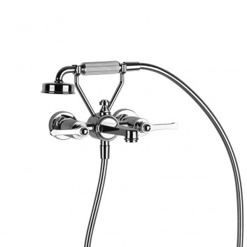 Bidet mixer Gessi Venti20, standing, height 168mm, korek automatyczny, chrome