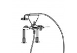 Bath tap Gessi Venti20, wall mounted, 2 wyjścia wody, with shower set, chrome