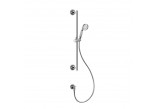 Shower set Gessi Venti20, wall mounted, rail z handshower i wężem 150cm, chrome