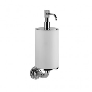 Cup with handle ściennym Gessi Venti20, white, finish chrome