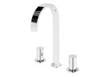 Washbasin faucet Bruma Avalon, standing, 3-hole, spout 160mm, chrome