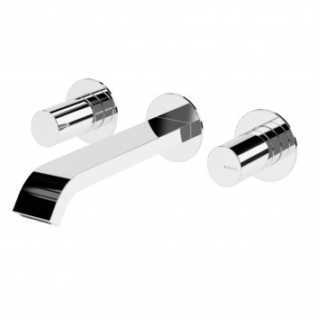 Washbasin faucet Bruma Avalon, concealed, 2-hole, spout 205mm, chrome