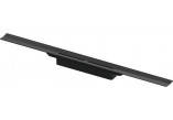 Profil prysznicowy Tece Drainprofile with coating PVD, brushed steel 1000 mm, w colorze black 