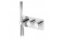 Thermostatic mixer shower Bruma Avalon, concealed, 2 wyjścia wody, with shower set Venus, chrome